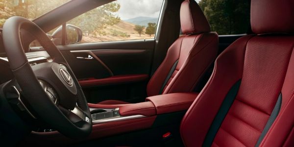 2020 Lexus RX F Sport Red Front Seat Interior