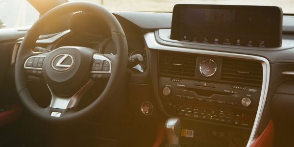 2020 Lexus RX F Sport Steering Wheel and Dashboard