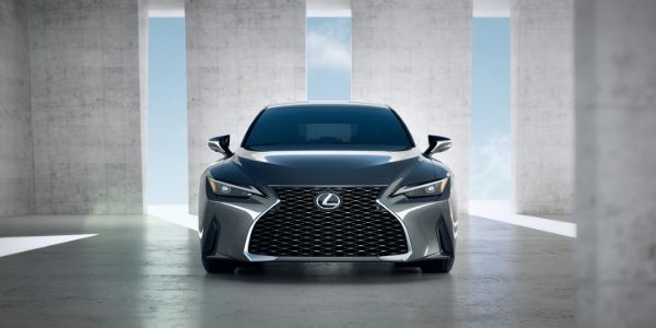 Gray 2021 Lexus IS Front Grille