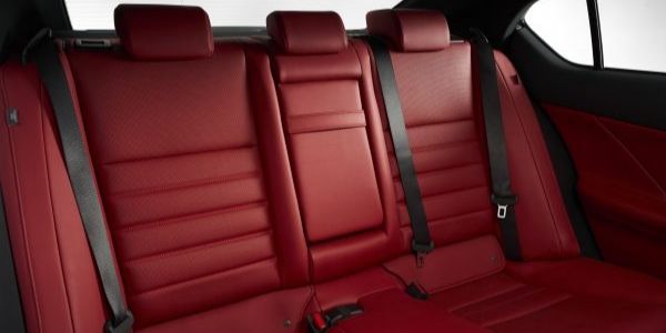 2021 Lexus IS Rear Seat Interior