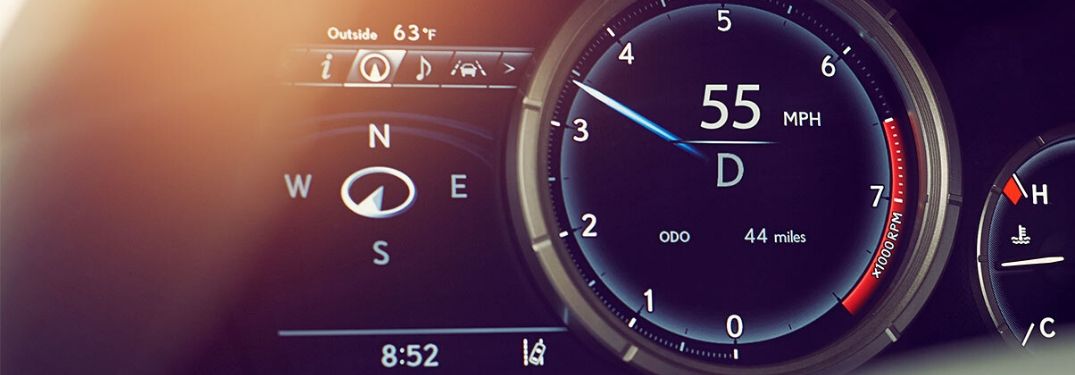 Close Up of 2020 Lexus RX Dashboard