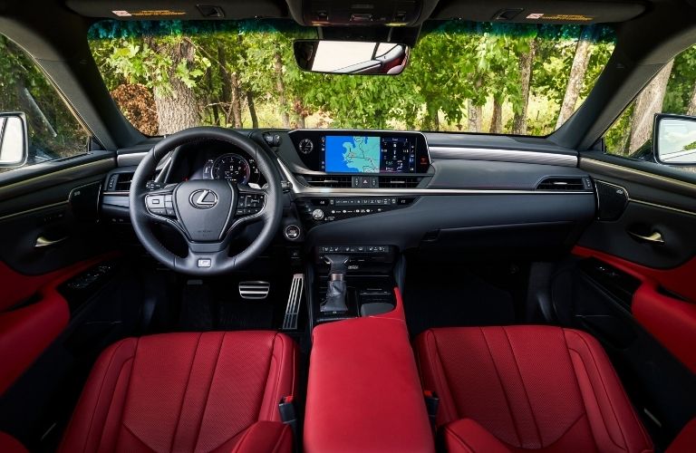 2021 Lexus ES Steering Wheel, Dashboard and Touchscreen Display