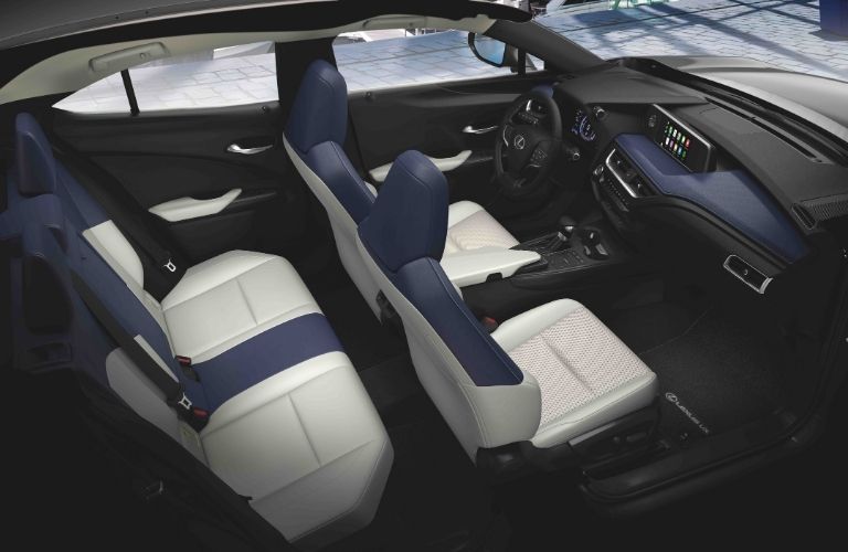 Overhead Cutaway View of 2021 Lexus UX Interior