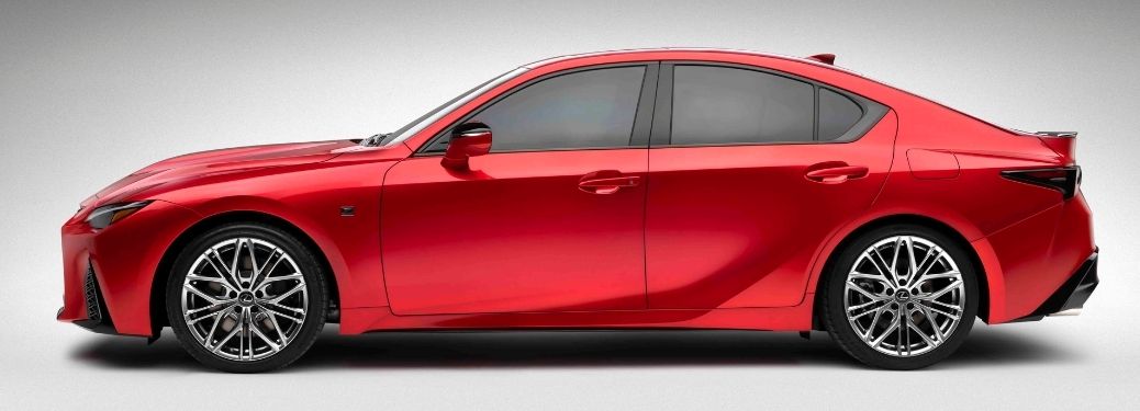 2022 Lexus IS 500 F Sport Performance driver side profile