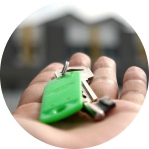Close Up of a Hand with Car Keys