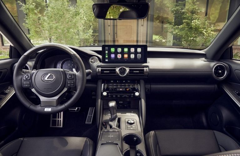 2022 Lexus IS Steering Wheel and Dashboard