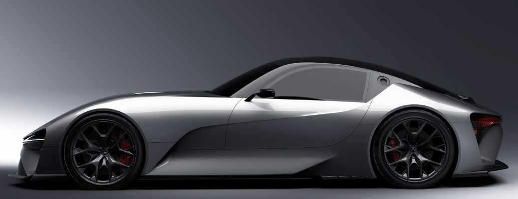 A rendering of a Lexus battery electric vehicle (BEV) concept car