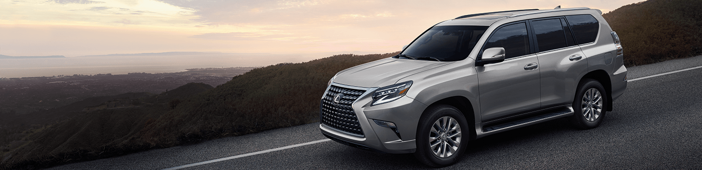 Exterior of the Lexus GX shown in Atomic Silver.