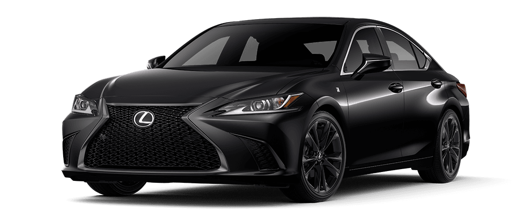 Exterior of the Lexus ES 350 F SPORT shown in Caviar. | Earnhardt Lexus in Phoenix AZ