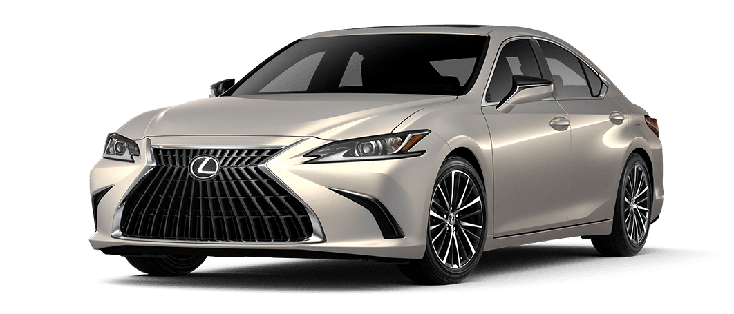 Exterior of the Lexus ES 350 Luxury shown in Moonbeam Beige Metallic. | Earnhardt Lexus in Phoenix AZ