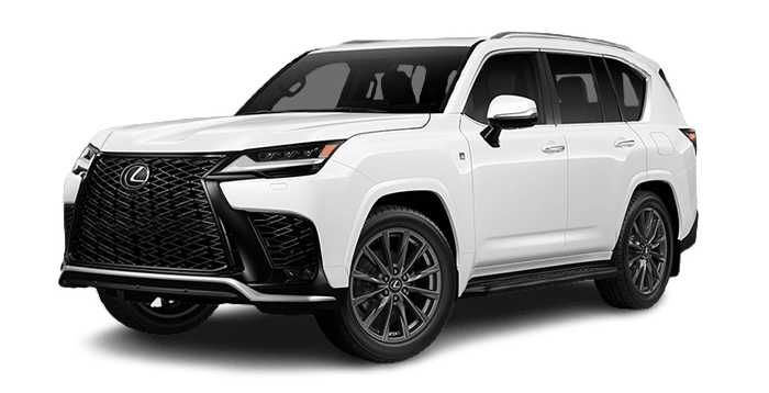 Exterior of the Lexus LX 600 F SPORT Handling shown in Ultra White | Earnhardt Lexus in Phoenix AZ