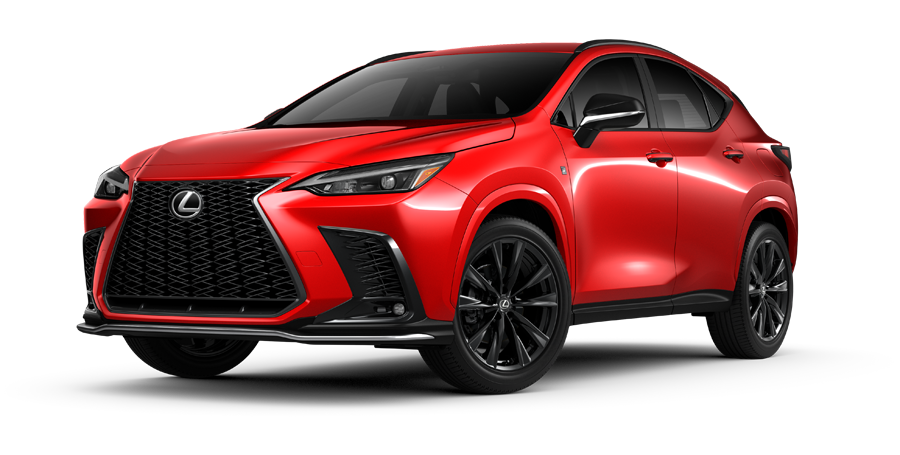 Exterior of the Lexus NX F SPORT HANDLING shown in Redline. | Earnhardt Lexus in Phoenix AZ
