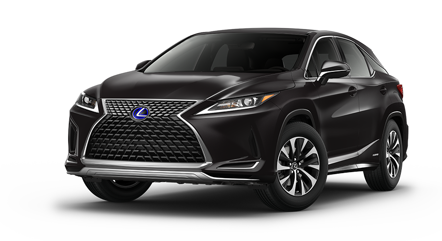 Exterior of the Lexus RX Hybrid shown in Caviar | Earnhardt Lexus in Phoenix AZ