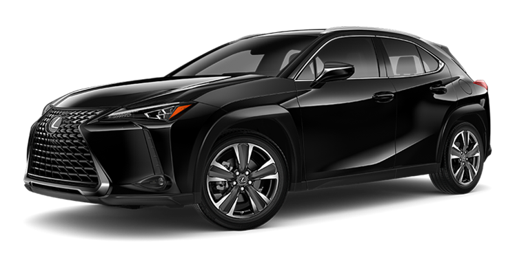 Exterior of the Lexus UX shown in Caviar. | Earnhardt Lexus in Phoenix AZ