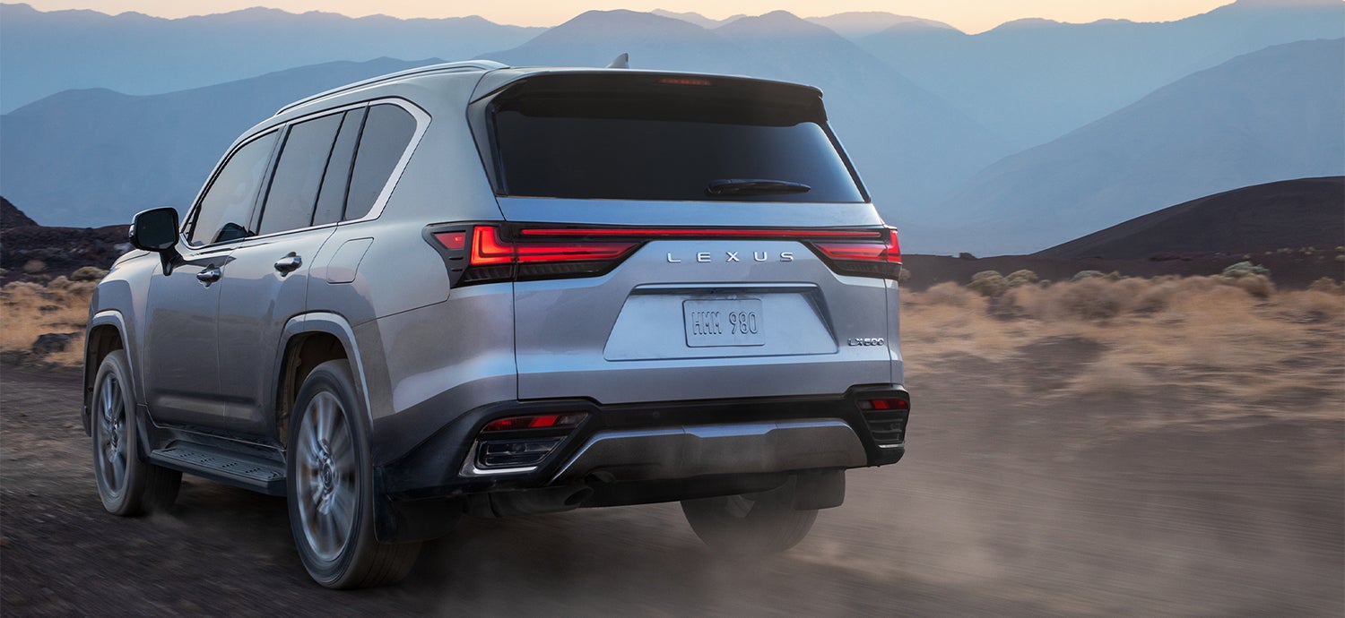 2023 Lexus LX advanced dashboard technology with dual screens