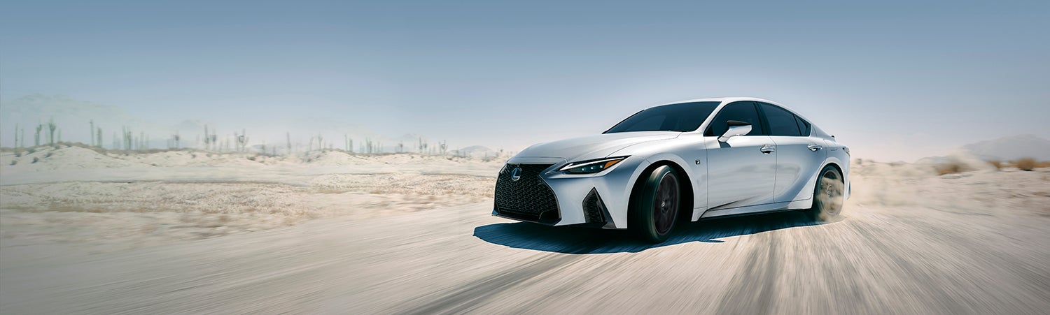 2023 Lexus IS interior dashboard with touchscreen