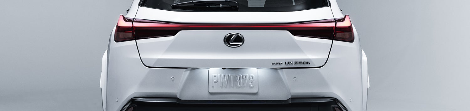 2023 Lexus UX ventilated front seats with black leather upholstery