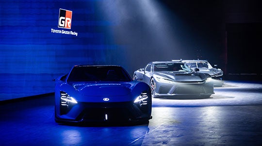 Official photo of the Lexus flagship performance vehicles