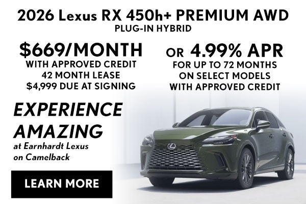 Lease a New Lexus RX Hybrid for just $669/month