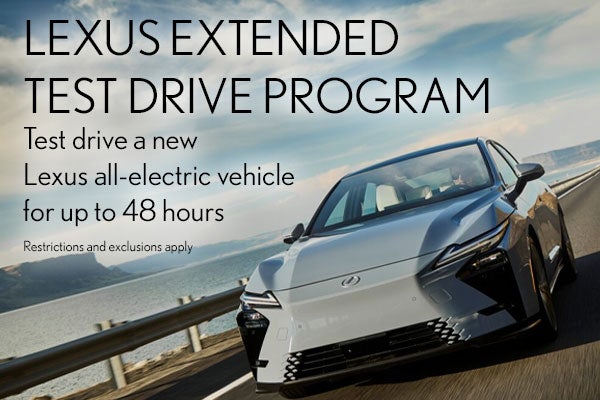 Lexus Extended Test Drive Program