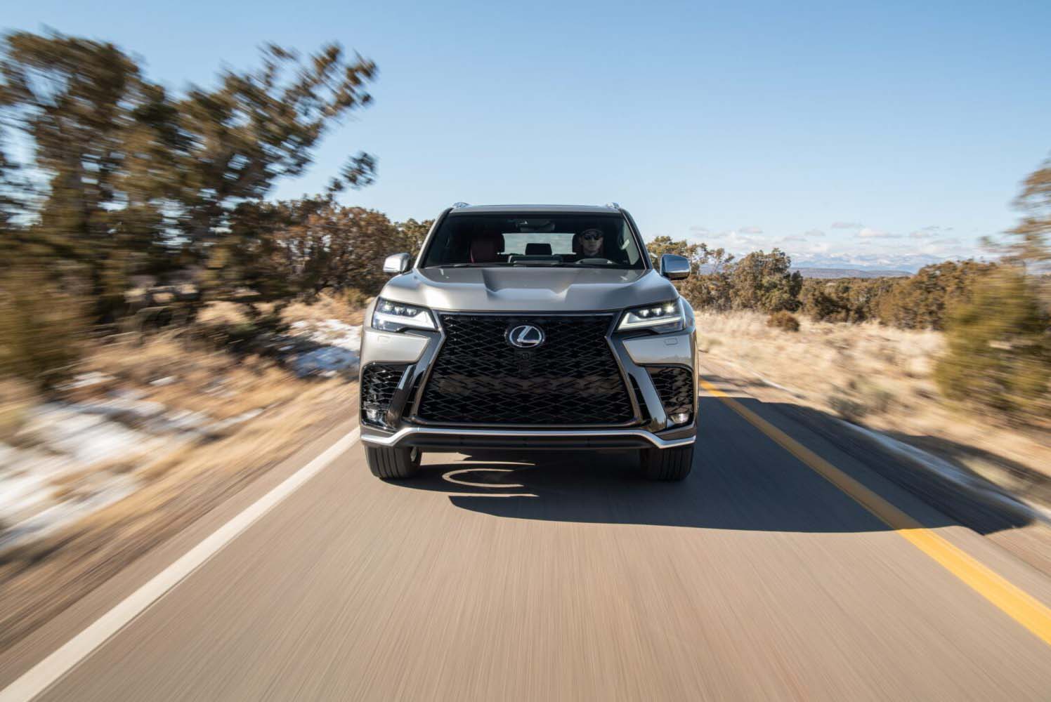 With so much power, the Lexus LX is ready for anything, even a steep mountain climb